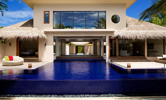 Two-Bedroom Beach Bungalow with Pool