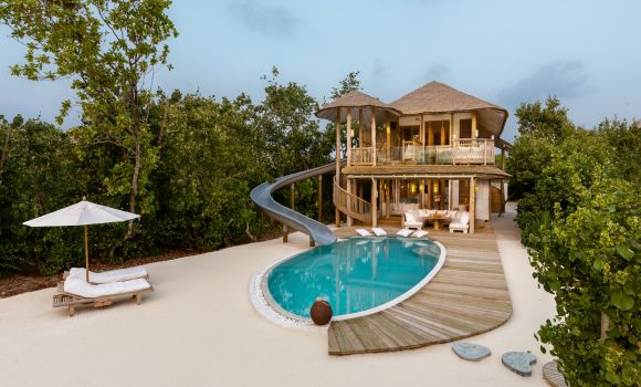 2 Bedroom Island Retreat with Slide