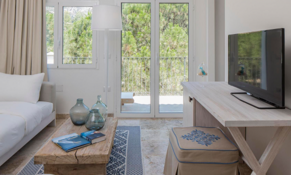 Family Room with park view