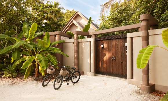 Beach villa with pool