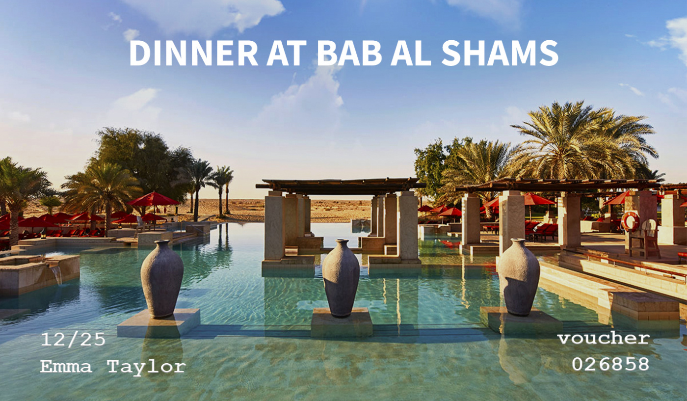 Dinner at Bab Al Shams