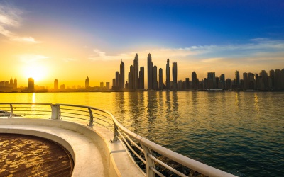 Abu Dhabi with sea cruise