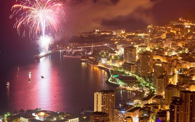 Feuerwerk und Pyrotechnik in Monte Carlo