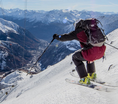 Skiing in Le Massif